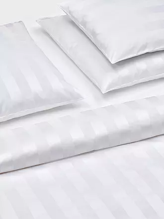 CHRISTIAN FISCHBACHER | Housse de couette en satin 140x200cm Broadway Blanc | 